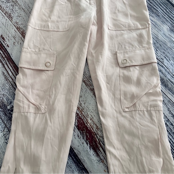 Jonathan Simkhai Light Pink Crepe Cargo Pants​​​ - Picture 7 of 15